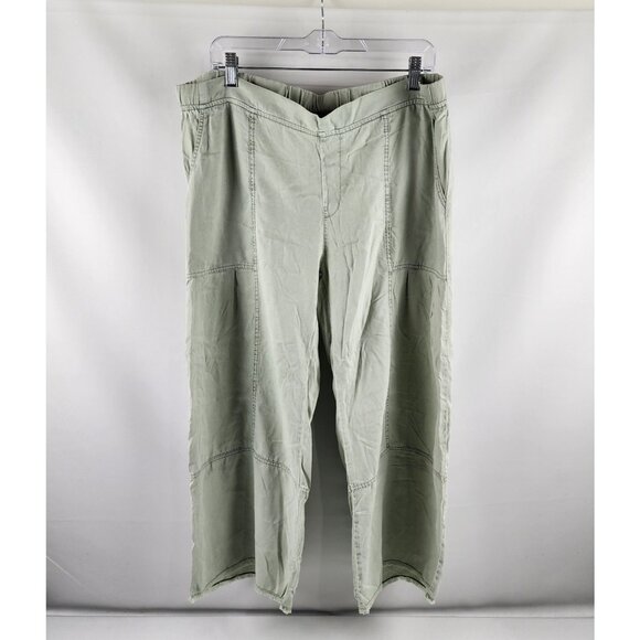 XCVI Pants Womens XL Military Olive Green Carolina Pant Eileen Twill (36x25) NWT - Picture 1 of 10